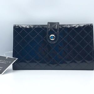 NWT Danielle, High Gloss, Black Jewelry Organizer/Travel Clutch